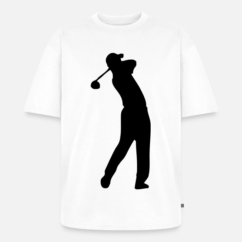 Golf - Unisex Premium Oversized Bio T-Shirt - Weiß
