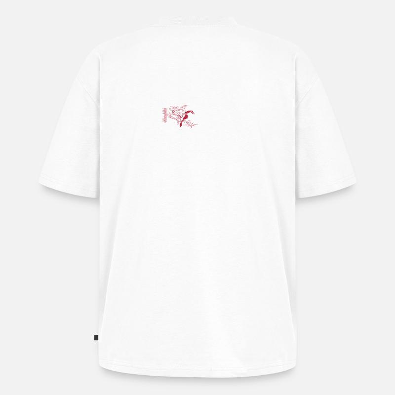 Hiddenseeglücklich logo - Unisex Premium Oversized Bio T-Shirt - Weiß