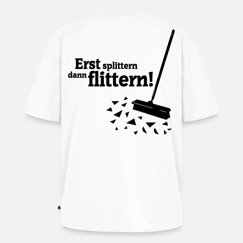 Polterabend - Unisex Premium Oversized Bio T-Shirt - Weiß