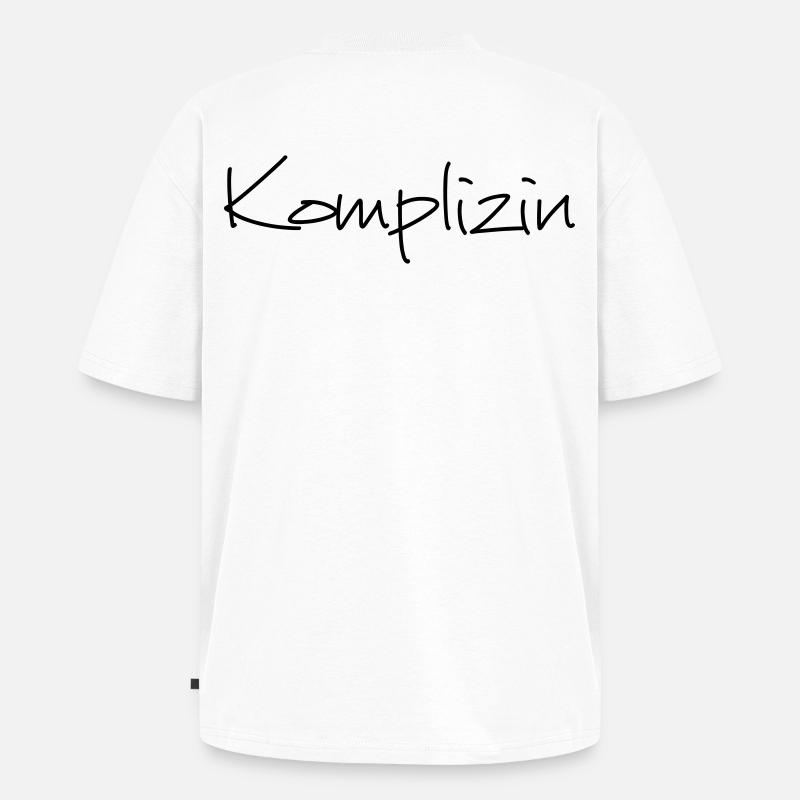 Komplizin Junggesellenabschied Freundin - Unisex Premium Oversized Bio T-Shirt - Weiß