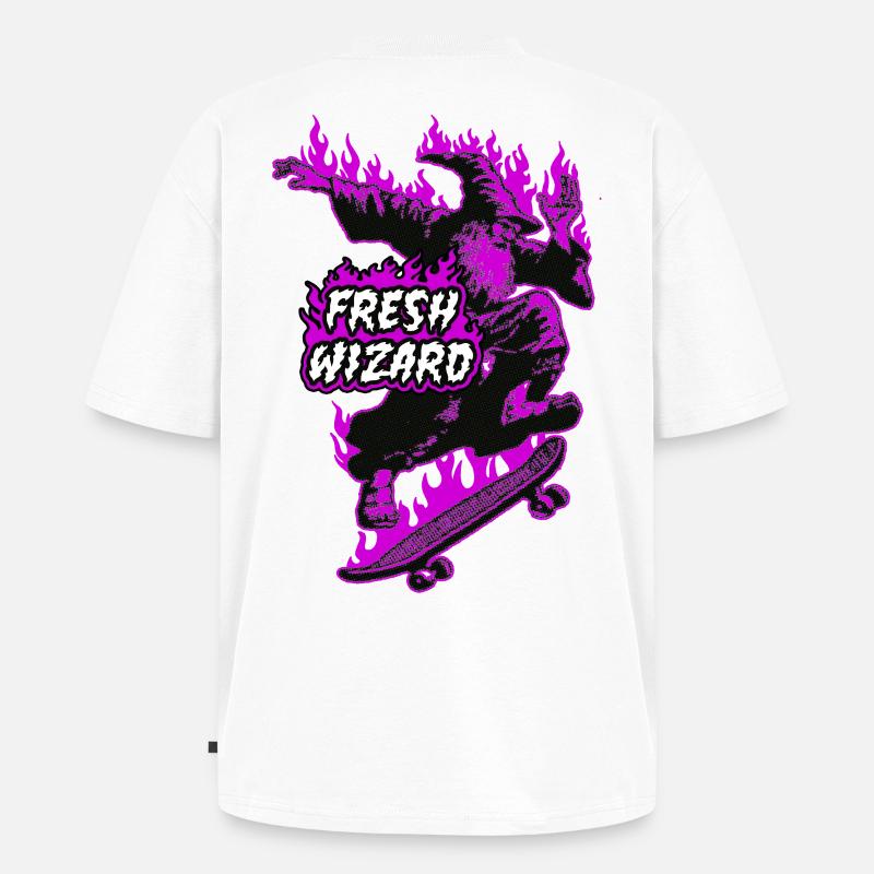 Fresh Wizard - Unisex Premium Oversized Bio T-Shirt - Weiß