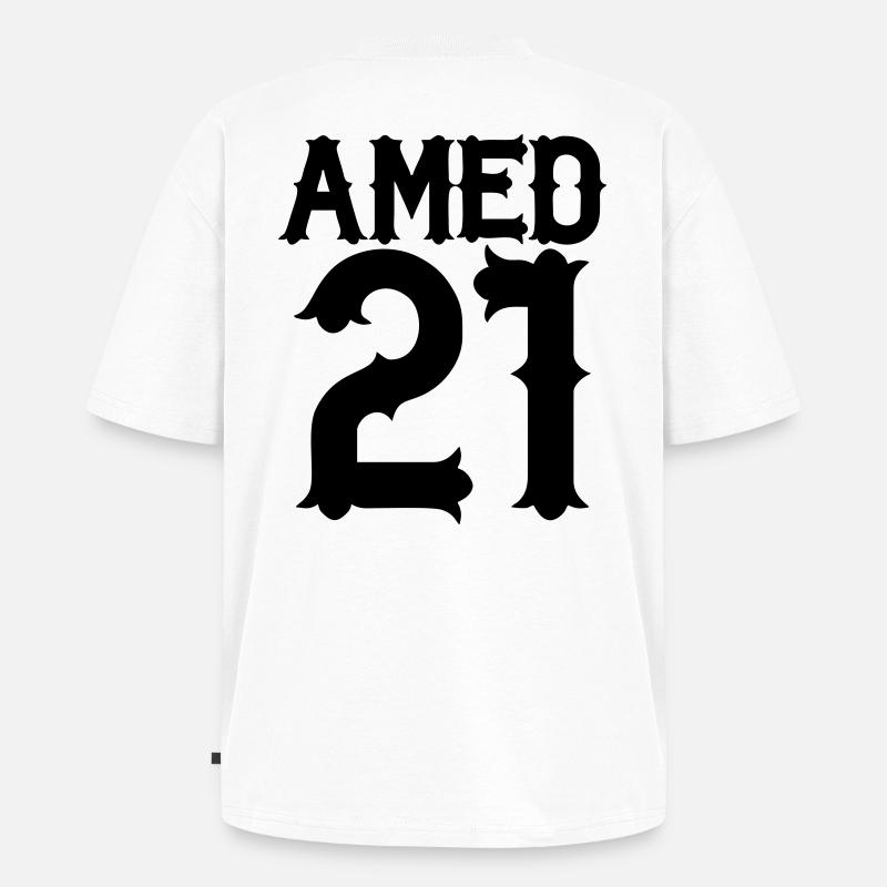 Amed - Unisex Premium Oversized Bio T-Shirt - Weiß