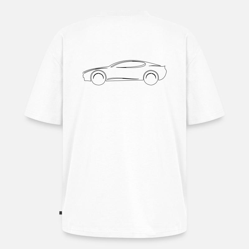 Auto - Unisex Premium Oversized Bio T-Shirt - Weiß