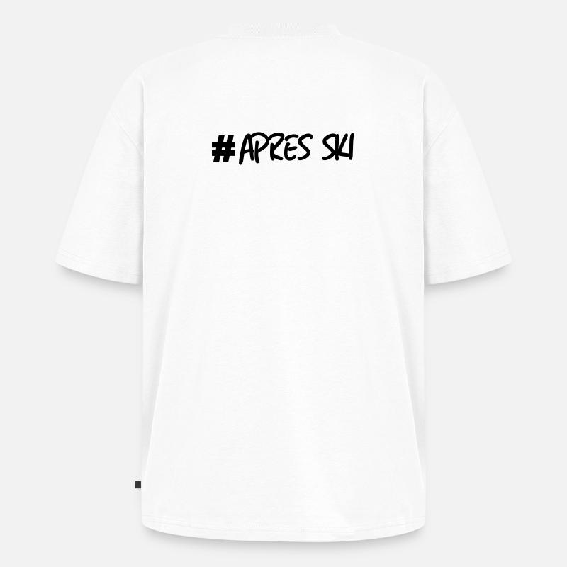 #Apresski - Unisex Premium Oversized Bio T-Shirt - Weiß