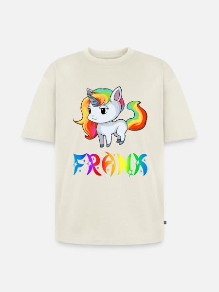 Frank Einhorn - Unisex Premium Oversized Bio T-Shirt - Naturweiß