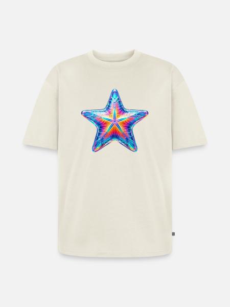 Seestern - Unisex Premium Oversized Bio T-Shirt - Naturweiß