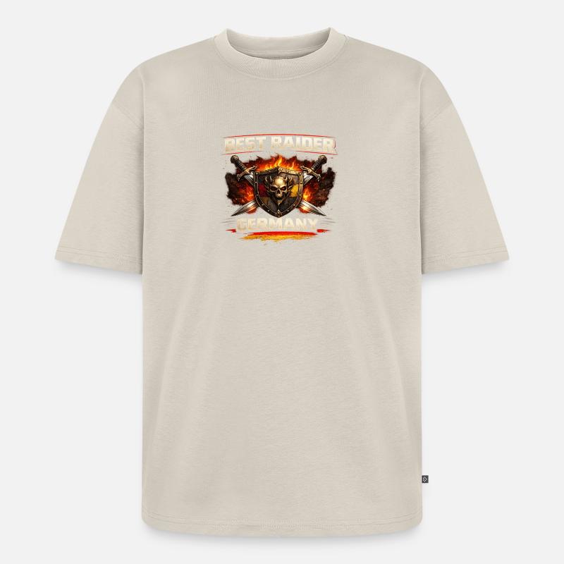 Bester Raider Deutschland - Unisex Premium Oversized Bio T-Shirt - Beige