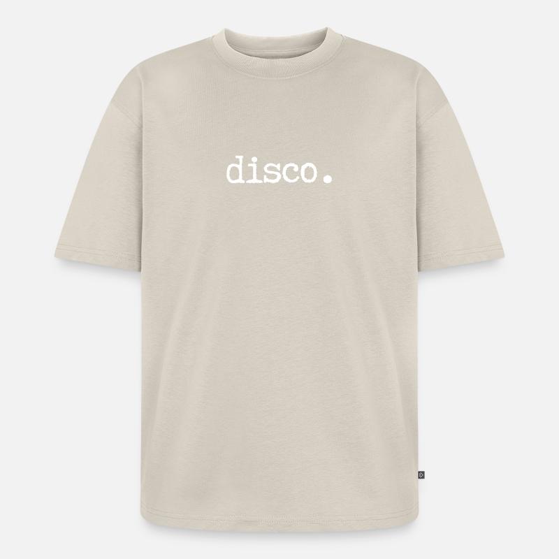Disco - Unisex Premium Oversized Bio T-Shirt - Beige