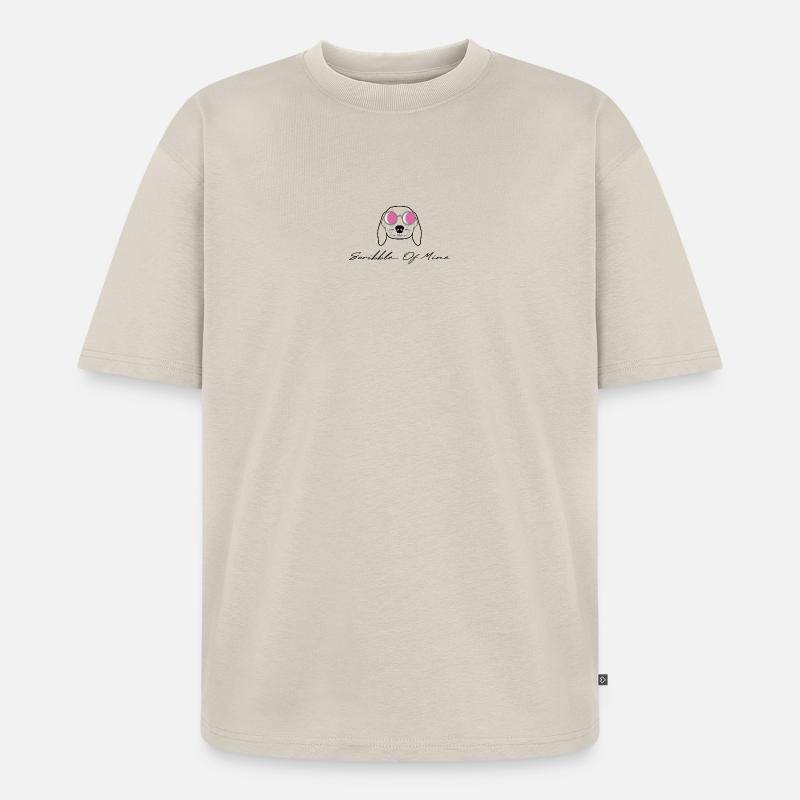 SCRiBBLE OF MiNE "7 Days Edition" - Unisex Premium Oversized Bio T-Shirt - Beige
