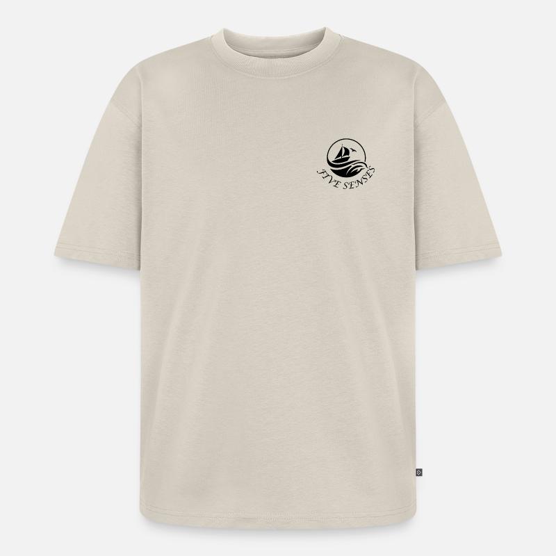SY Five Senses - Unisex Premium Oversized Bio T-Shirt - Beige