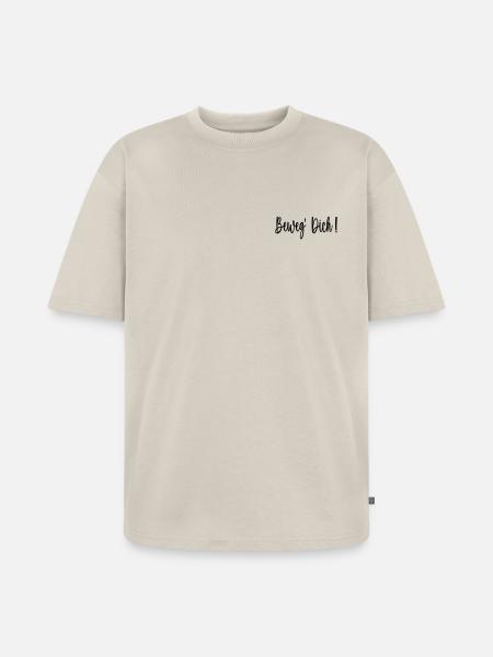 BEWEG DICH SPORT - Unisex Premium Oversized Bio T-Shirt - Beige