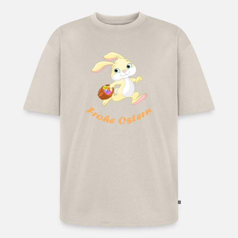 Easter - Unisex Premium Oversized Organic T-Shirt - beige