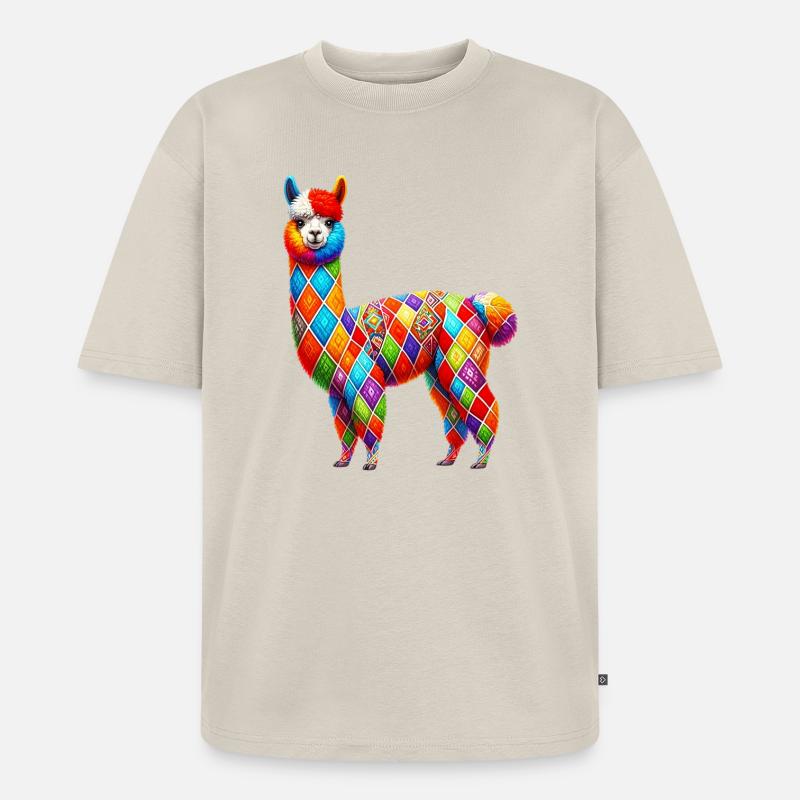 Alpaka - Unisex Premium Oversized Bio T-Shirt - Beige
