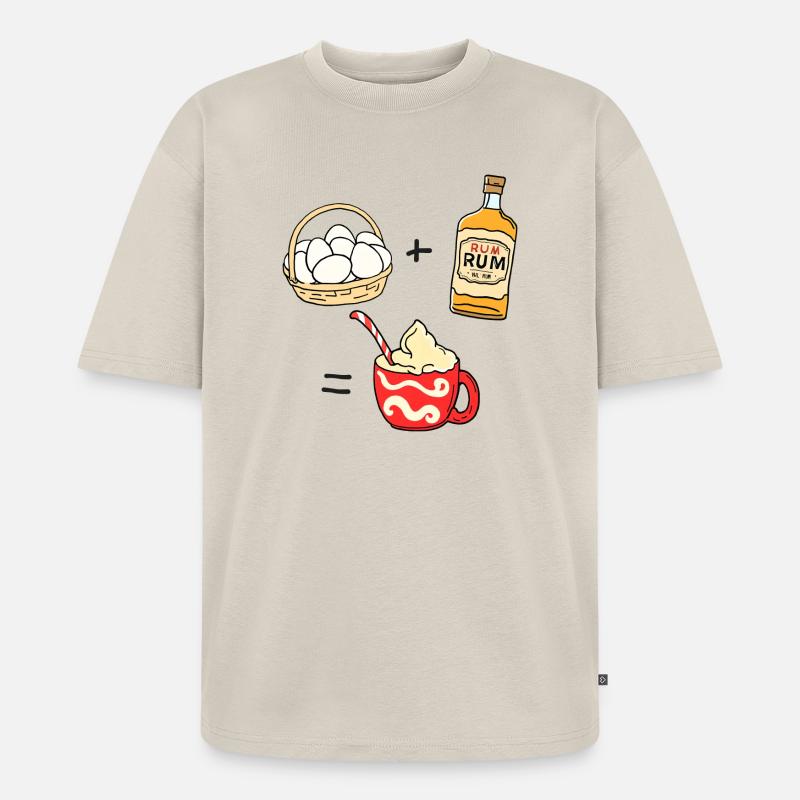Eierpunsch - Unisex Premium Oversized Bio T-Shirt - Beige