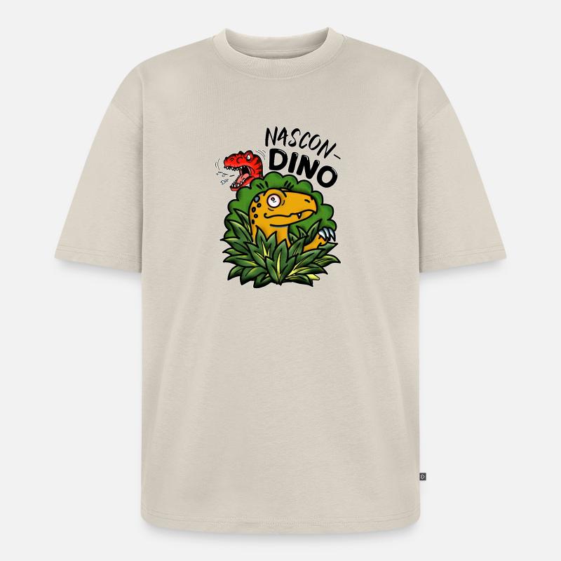 Cache-cache - T-shirt Premium bio oversize Unisexe - beige