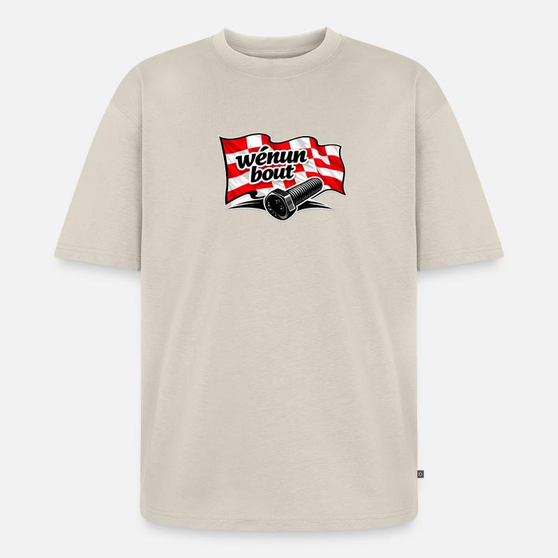 Wè Nun Bout - Unisex Premium Oversized Bio T-Shirt - Beige