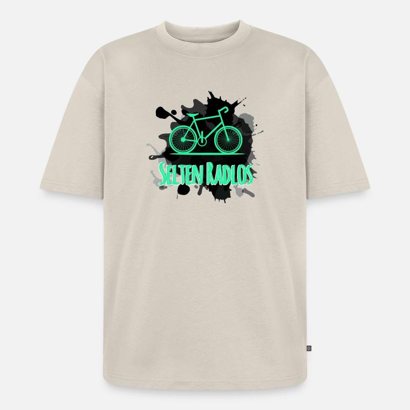Fahrrad  - Unisex Premium Oversized Bio T-Shirt - Beige