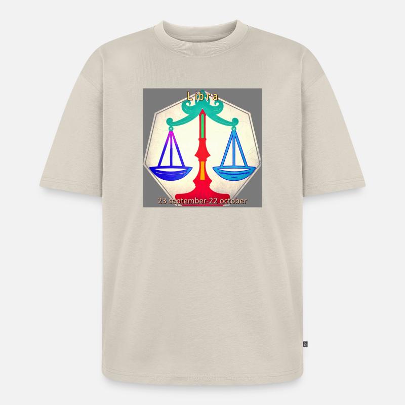 Gewicht - Unisex Premium Oversized Bio T-Shirt - Beige