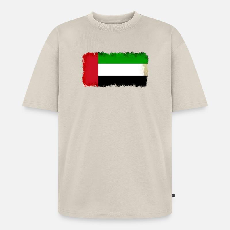 Emirates - T-shirt Premium bio oversize Unisexe - beige