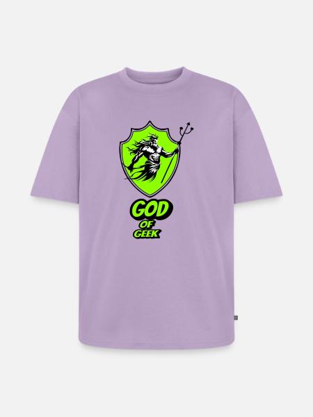 God of geek - T-shirt Premium bio oversize Unisexe - lavande