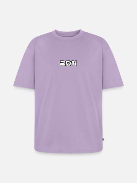 2011 - Unisex Premium Oversized Bio T-Shirt - Lavendel