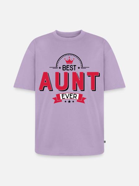 Tante - Unisex Premium Oversized Bio T-Shirt - Lavendel