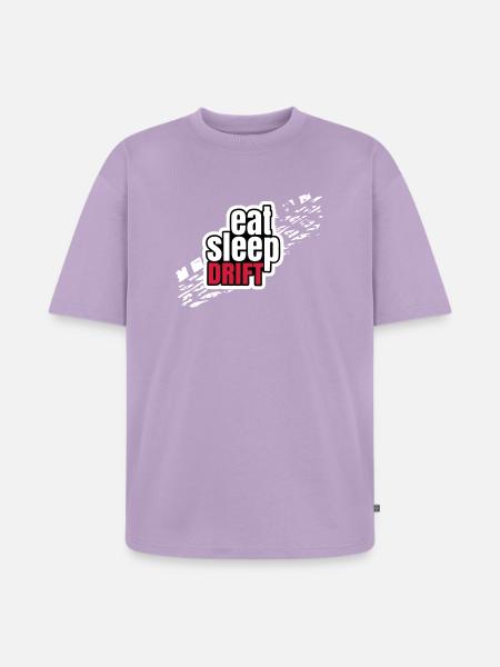 Eat Sleep Drift - Unisex Premium Oversized Bio T-Shirt - Lavendel