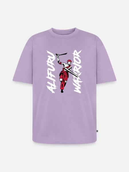 Alifuru Warrior Man - Unisex Premium Oversized Organic T-Shirt - lavender