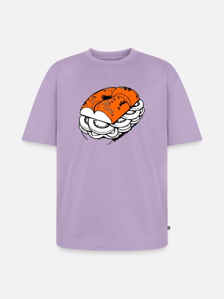 Rouleaux de bretzels garnis - T-shirt Premium bio oversize Unisexe - lavande