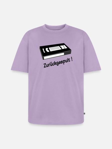 Rembobiné - T-shirt Premium bio oversize Unisexe - lavande
