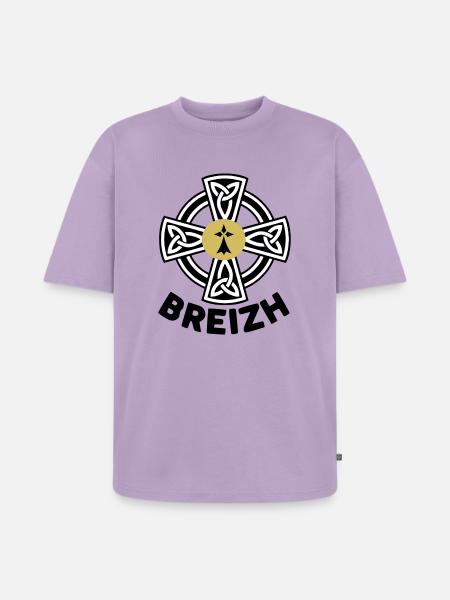 Breizh (Brittany) - Unisex Premium Oversized Organic T-Shirt - lavender