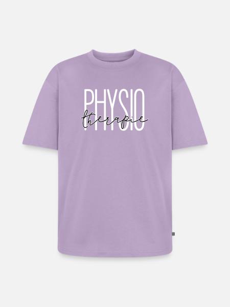 Stijlvol design voor de afdeling fysiotherapie - Uniseks Premium oversized Bio T-shirt - lavendel