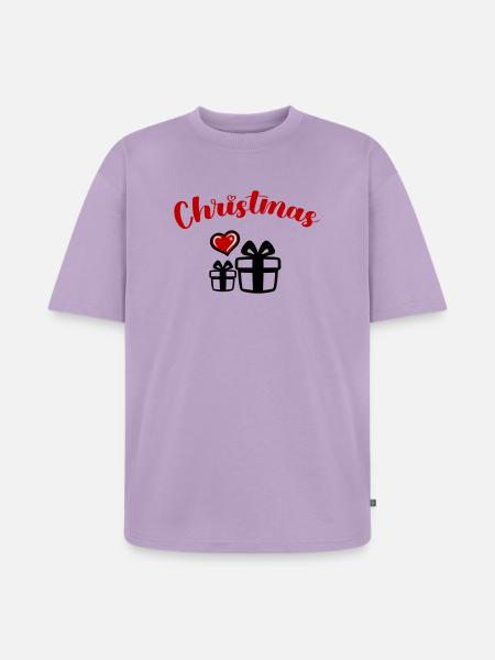 Christmas - Unisex Premium Oversized Bio T-Shirt - Lavendel