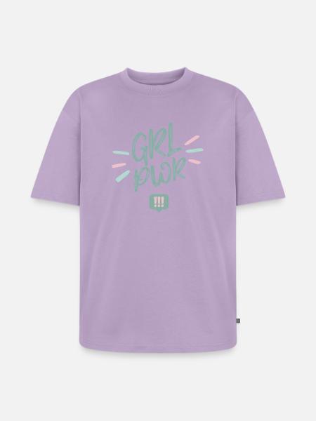 Die Drei !!! Girl Power  - Unisex Premium Oversized Bio T-Shirt - Lavendel