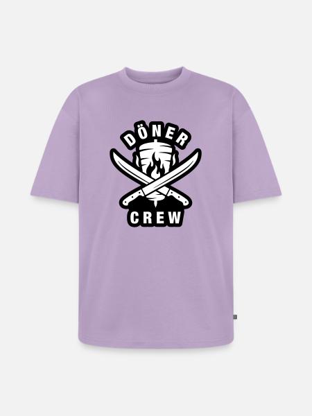 Döner Crew - Unisex Premium Oversized Bio T-Shirt - Lavendel