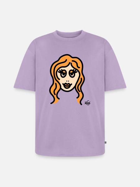Virgo tall - Unisex Premium Oversized Organic T-Shirt - lavender