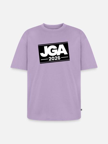 Jga 2026 Junggesellenabschied - Unisex Premium Oversized Bio T-Shirt - Lavendel