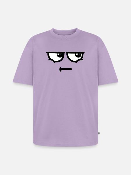 pas amusé - T-shirt Premium bio oversize Unisexe - lavande