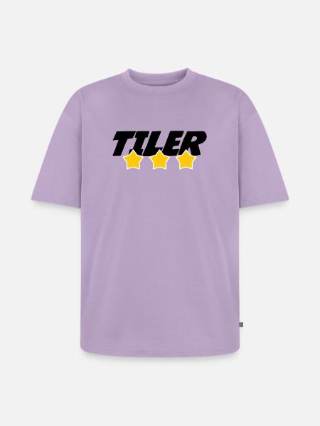 Fliesenleger – professioneller Fliesenleger-Präzisionshandel - Unisex Premium Oversized Bio T-Shirt - Lavendel