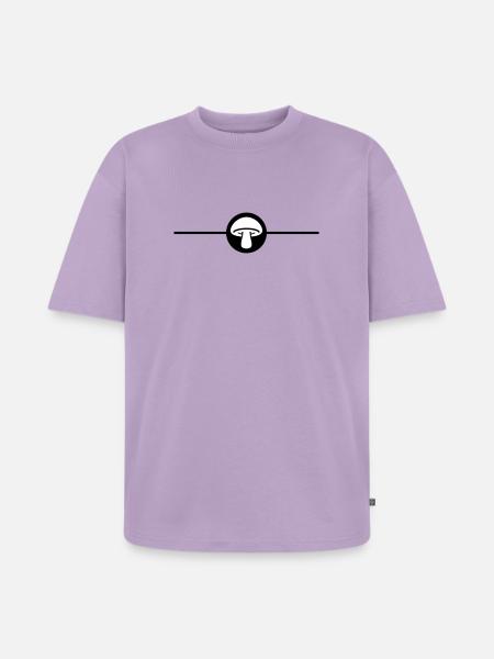 Icône champignon champignon - T-shirt Premium bio oversize Unisexe - lavande