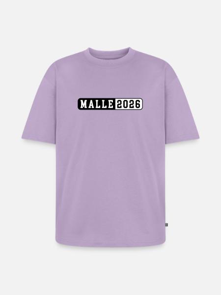 Malle 2026 - Unisex Premium Oversized Organic T-Shirt - lavender