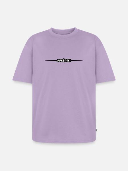 Après-ski line - Unisex Premium Oversized Organic T-Shirt - lavender