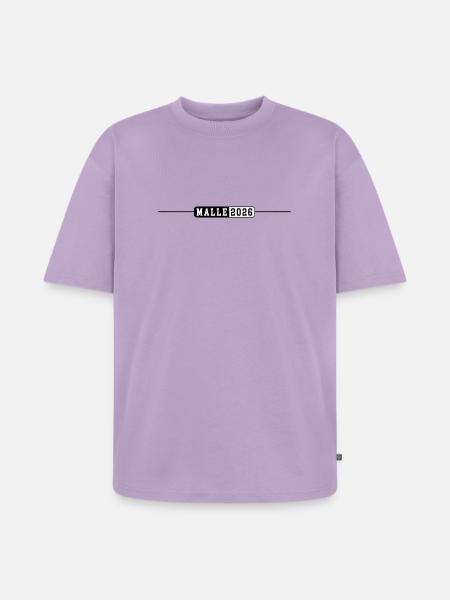 Malle 2026 - T-shirt Premium bio oversize Unisexe - lavande