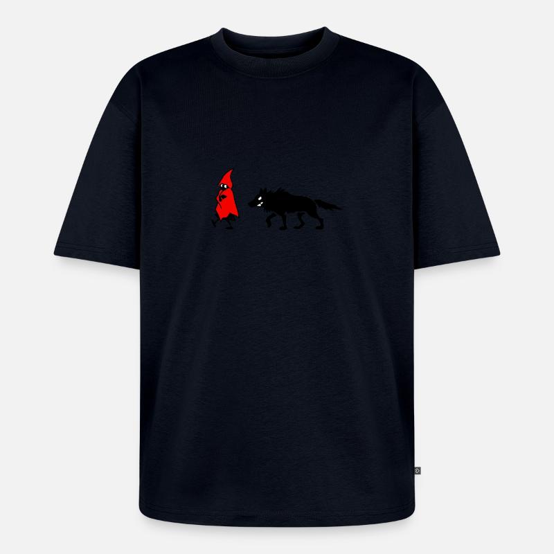 Rotkäppchen - Unisex Premium Oversized Bio T-Shirt - Navy