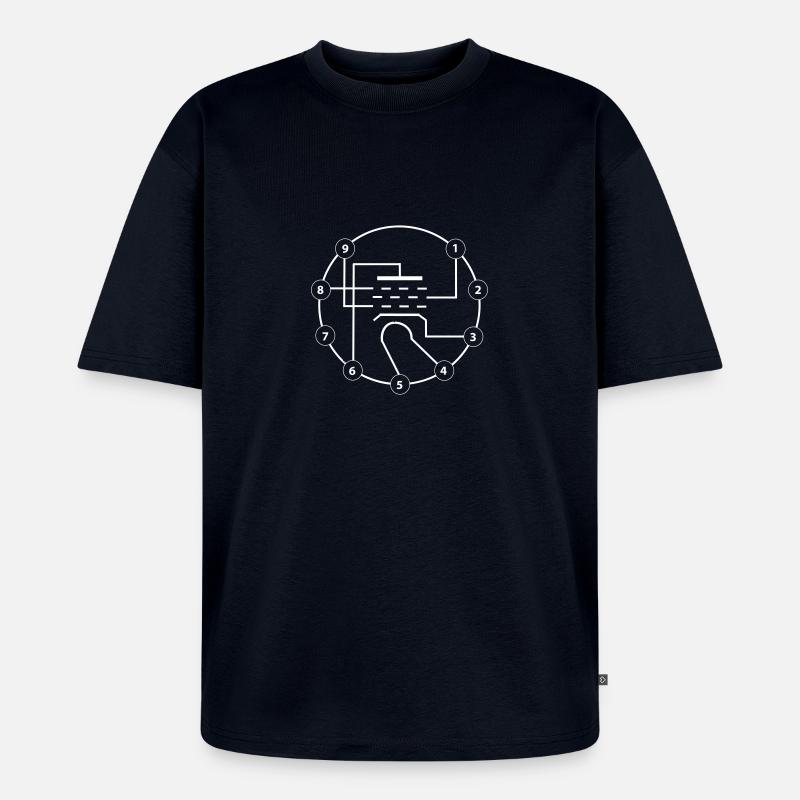 penthode - Unisex Premium Oversized Bio T-Shirt - Navy