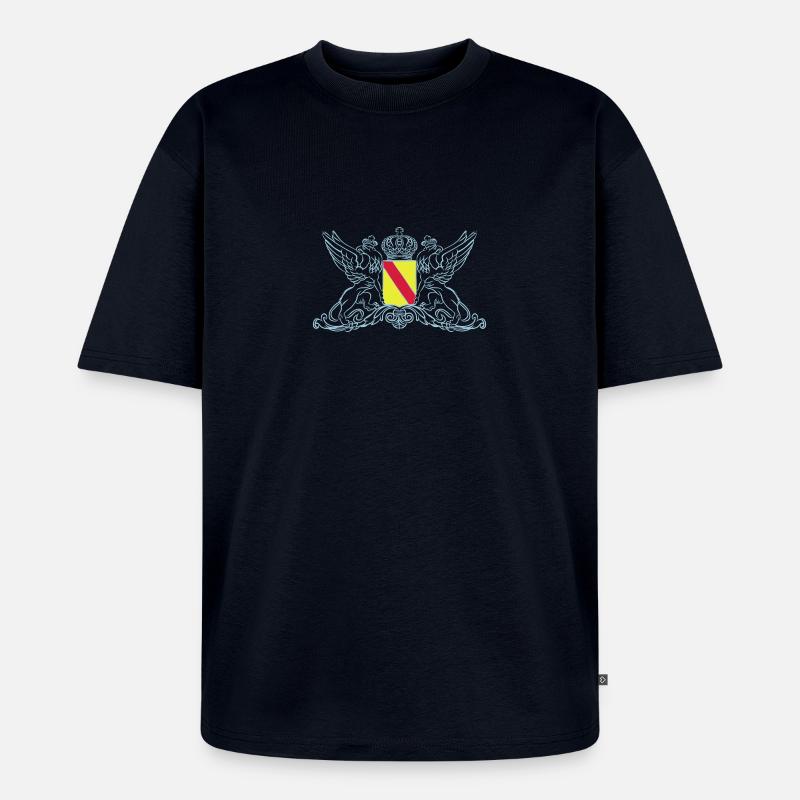 BADEN - Unisex Premium Oversized Bio T-Shirt - Navy