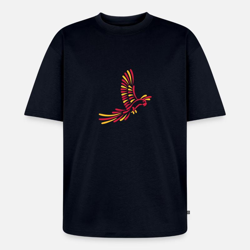 Papagei - Unisex Premium Oversized Bio T-Shirt - Navy