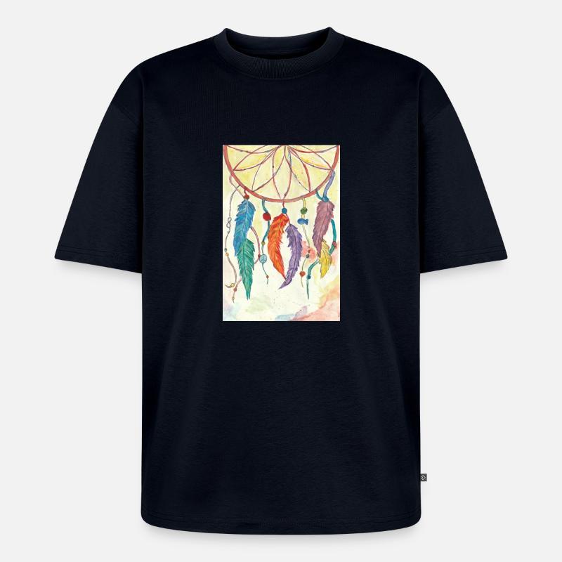 Traumfänger - Unisex Premium Oversized Bio T-Shirt - Navy