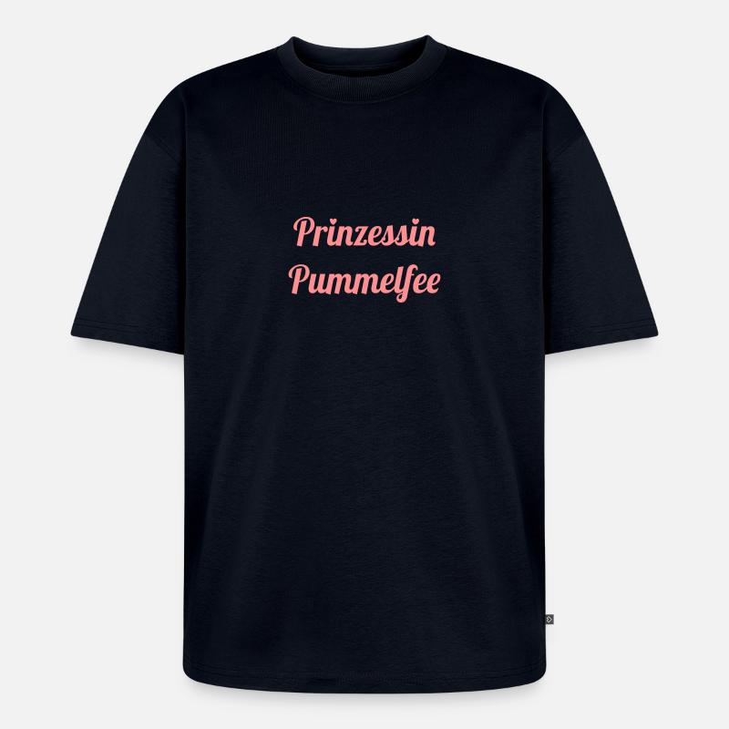 Prinzessin Pummelfee - Unisex Premium Oversized Bio T-Shirt - Navy