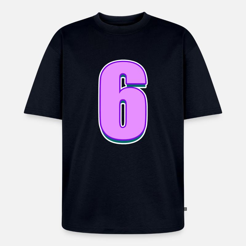 6 - Unisex Premium Oversized Bio T-Shirt - Navy